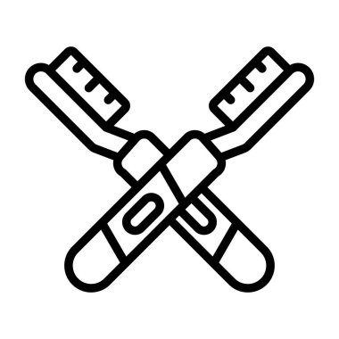 Elektrikli diş fırçası web simgesi, vektör illüstrasyonu