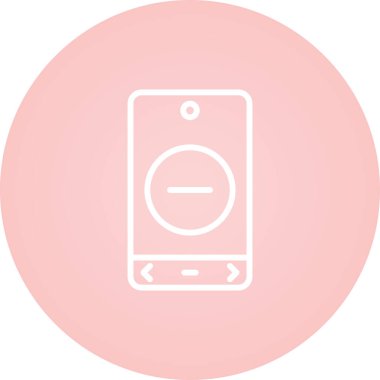 Simge işaret vektörü illüstrasyonunu sil 