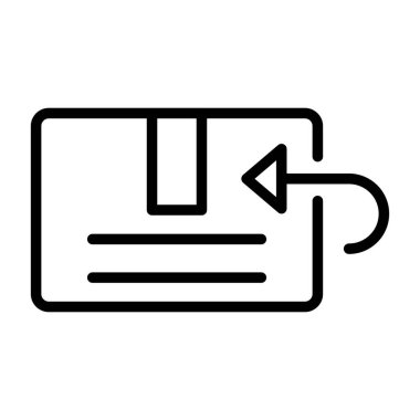 Ürün geri çağırma simgesi vektör illüstrasyonu 