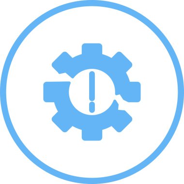 Operasyonel Çökme ikonu vektör çizimi