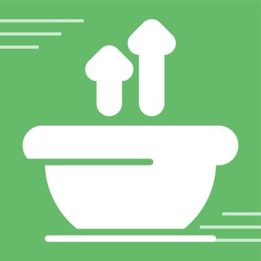 Çorba. Web simgesi basit tasarım