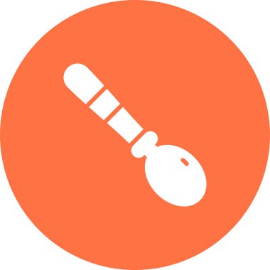 Kaşık. Web simgesi basit illüstrasyon