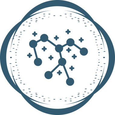 Takımyıldızı. Web simgesi basit tasarım