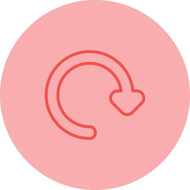 Sembolü çevir. Web simgesi basit tasarım