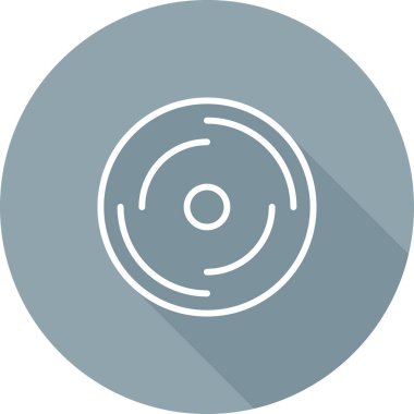 Disk modern simgesinin vektör illüstrasyonu