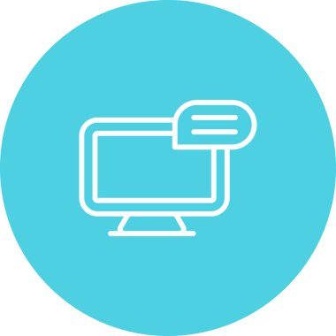 Bilgisayar web simge vektör çizim