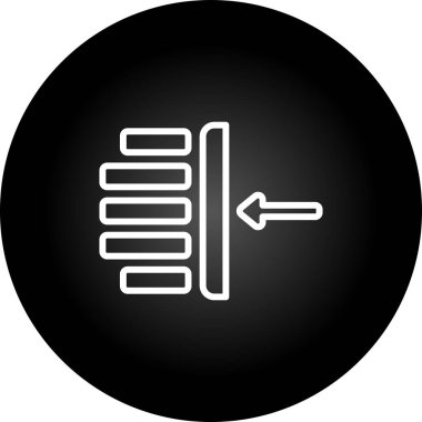 margin web simgesi, vektör illüstrasyon tasarımı 