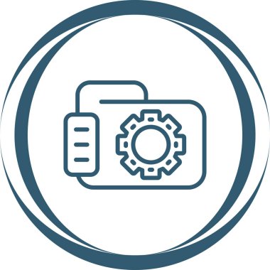 dosya belgesi simgesi, vektör illüstrasyonu 