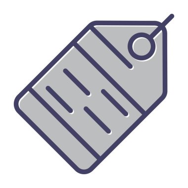 Etiket. Web simgesi basit illüstrasyon