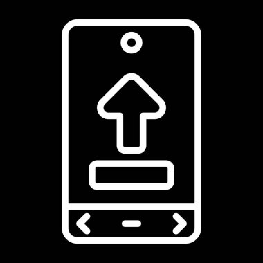 Web simge vektör çizim upload