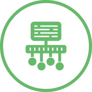 Zaman Çizgisi Web simgesi vektör çizimi