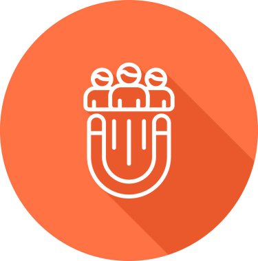 Kullanıcı Bağlantısı simgesi vektör çizimi 