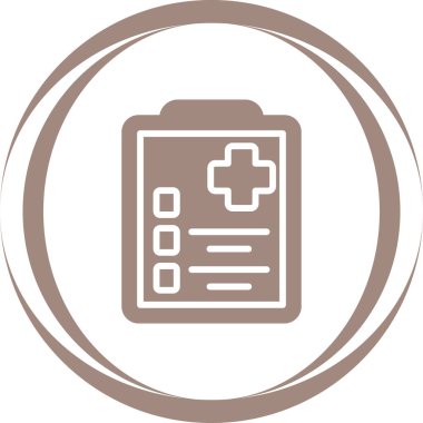 belge simgesi, vektör illüstrasyonu basit tasarım