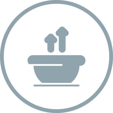 Çorba. Web simgesi basit tasarım