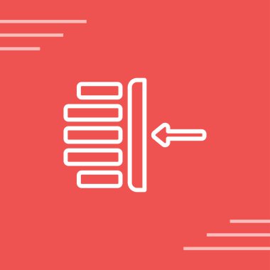 margin web simgesi, vektör illüstrasyon tasarımı 