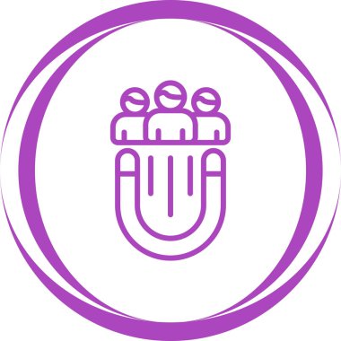 Kullanıcı Bağlantısı simgesi vektör çizimi 