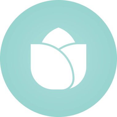  gül çiçeği ikonu vektör illüstrasyonu 