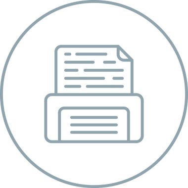 belge web simgesi vektör illüstrasyonu