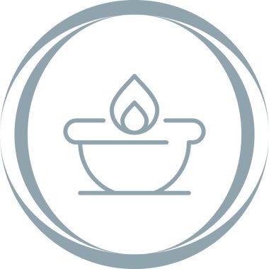 Çorba. Web simgesi basit tasarım