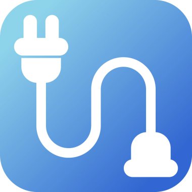 kablo bağlantı simgesi web illüstrasyonu