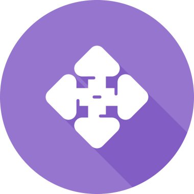 İmleç modern simgesinin vektör illüstrasyonu