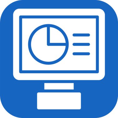 Web simgesi, vektör illüstrasyonu izleniyor