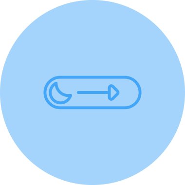 Uyku kipi simgesi web illüstrasyonu