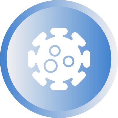 Virüs simgesinin vektör illüstrasyonu