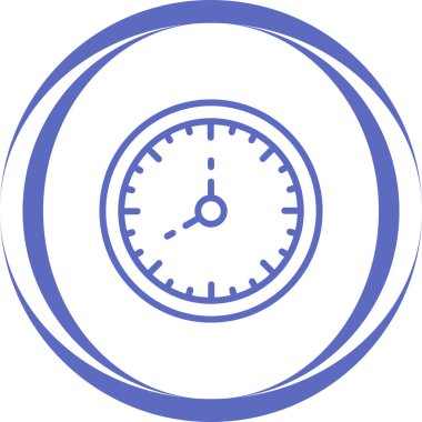 Saat. Web simgesi basit illüstrasyon 