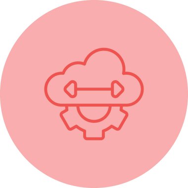  Elastisite Web simgesi vektör illüstrasyonu 