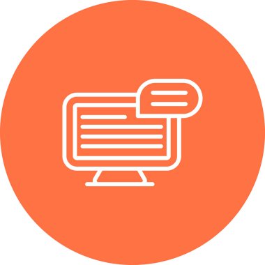 Bilgisayar web simge vektör çizim