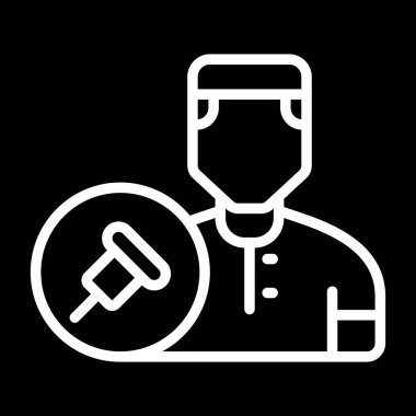 user icon, vector illustration simple design