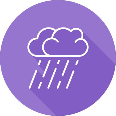 Bulut simgesi, vektör illüstrasyonu