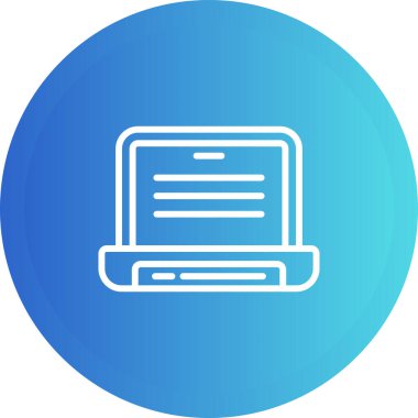 Web simgesi vektör illüstrasyonu