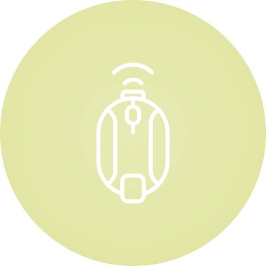 Kablosuz Fare simgesinin vektör çizimi