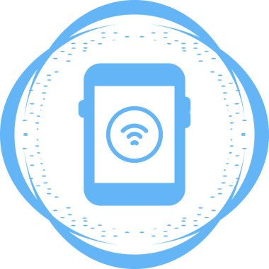 akıllı telefon web simgesi vektör çizimi 