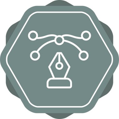 Arkaplanda basit vektör simgesi