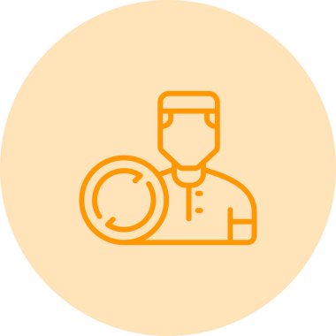 user icon, vector illustration simple design