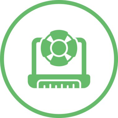 dizüstü bilgisayar web simgesi, basit illüstrasyon