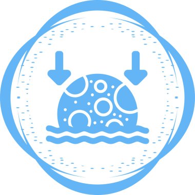 Ay simgesi, vektör illüstrasyonu basit tasarım