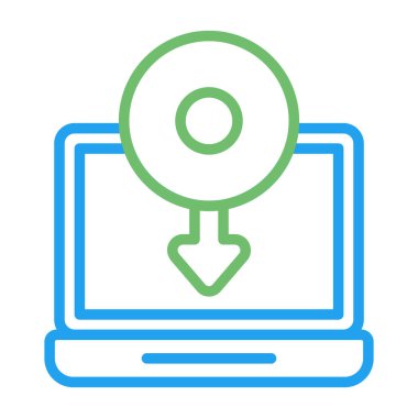  Yazılım Kurulumu Web simgesi, vektör illüstrasyonu