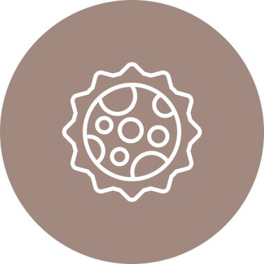 Tutulma. Web simgesi basit tasarım