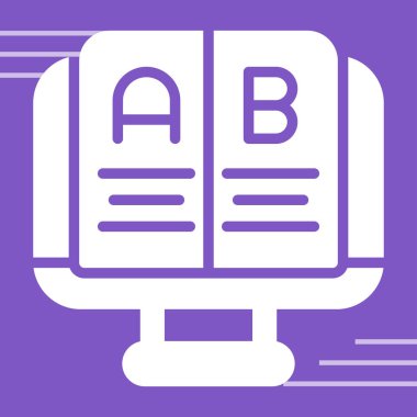 Test simgesinin vektör illüstrasyonu