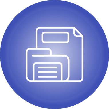 dizin simgesi, vektör illüstrasyonu basit tasarım