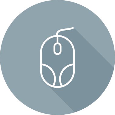bilgisayar faresi, web simgesi vektör illüstrasyonu 
