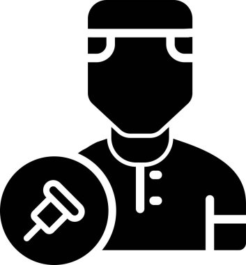 user icon, vector illustration simple design