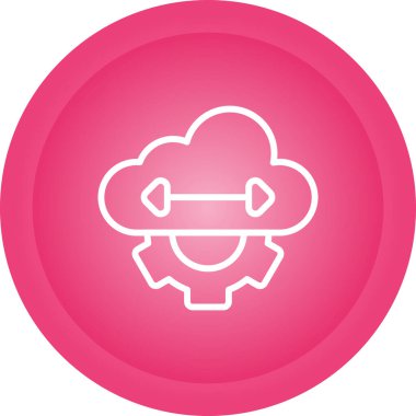  Elastisite Web simgesi vektör illüstrasyonu 