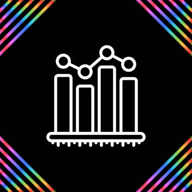 analiz, vektör analiz simgesi resimleme