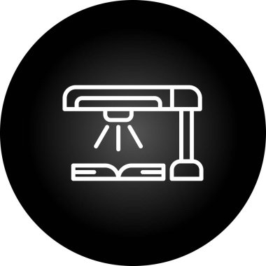 Kitap Tarayıcı simgesi vektör çizimi 