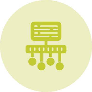 Zaman Çizgisi Web simgesi vektör çizimi